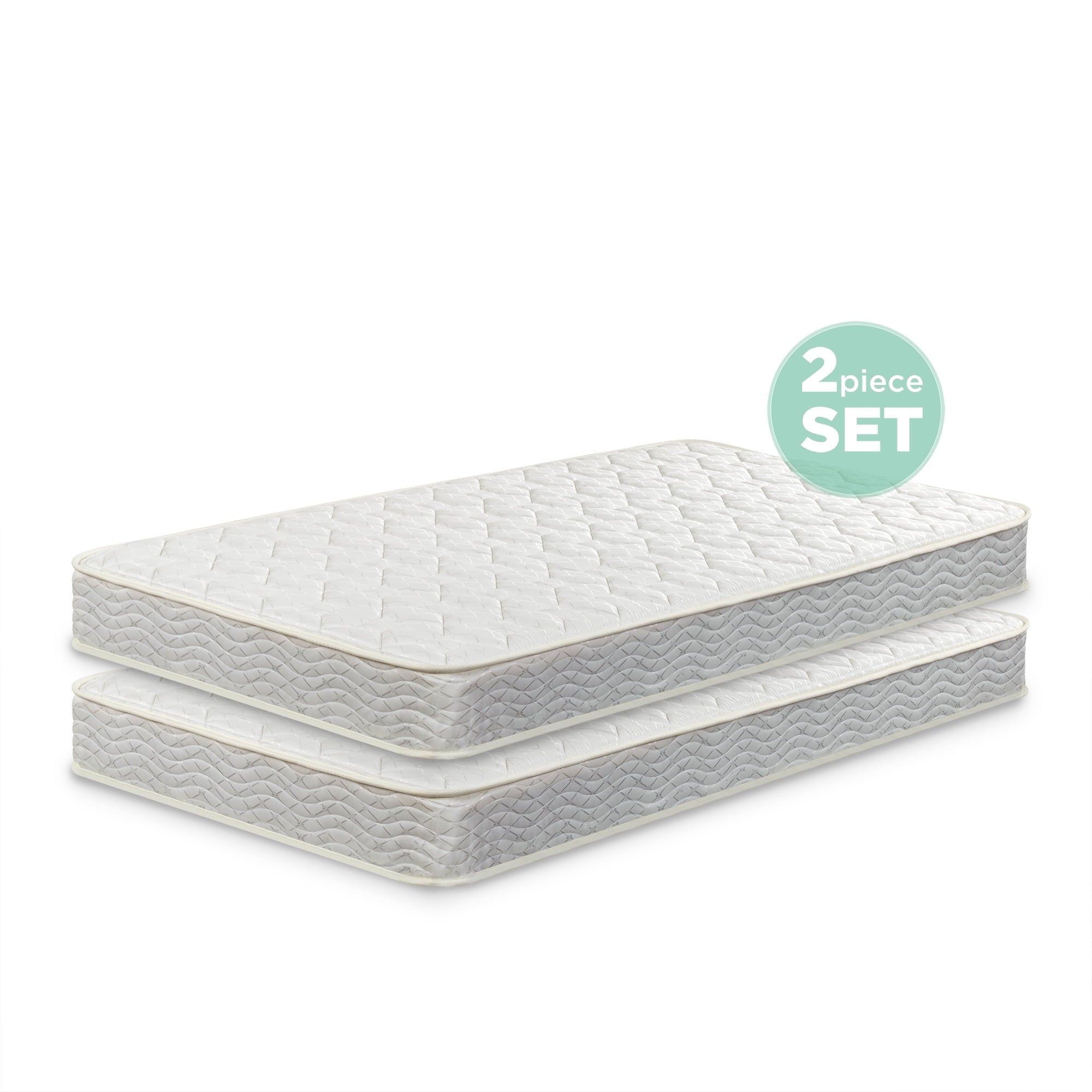 Slumber 1 By Zinus 6 Comfort Innerspring Mattress, Adult, Full 2 pack