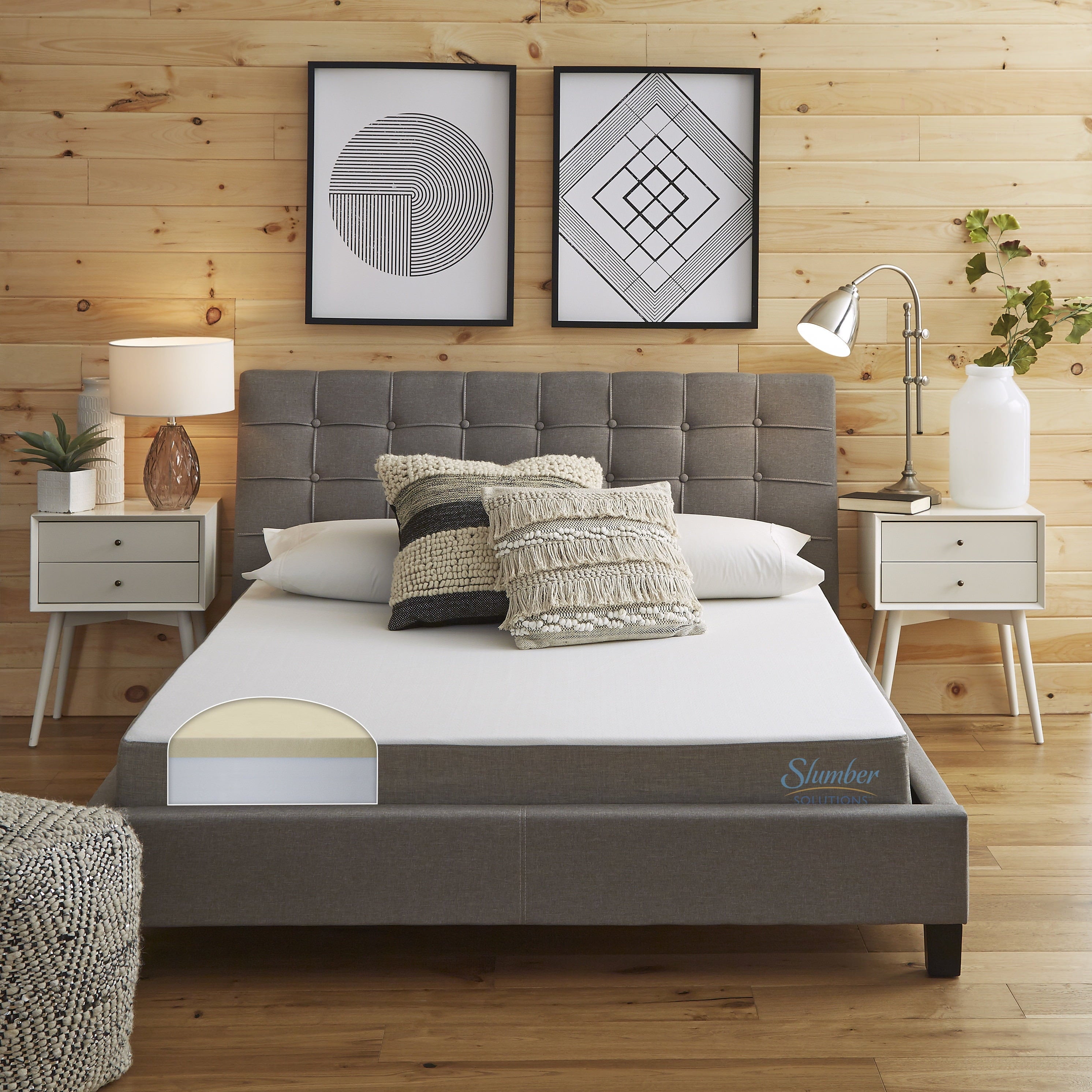Slumber Solutions Choose Your Comfort 8-inch Memory Foam Mattress Medium Twin