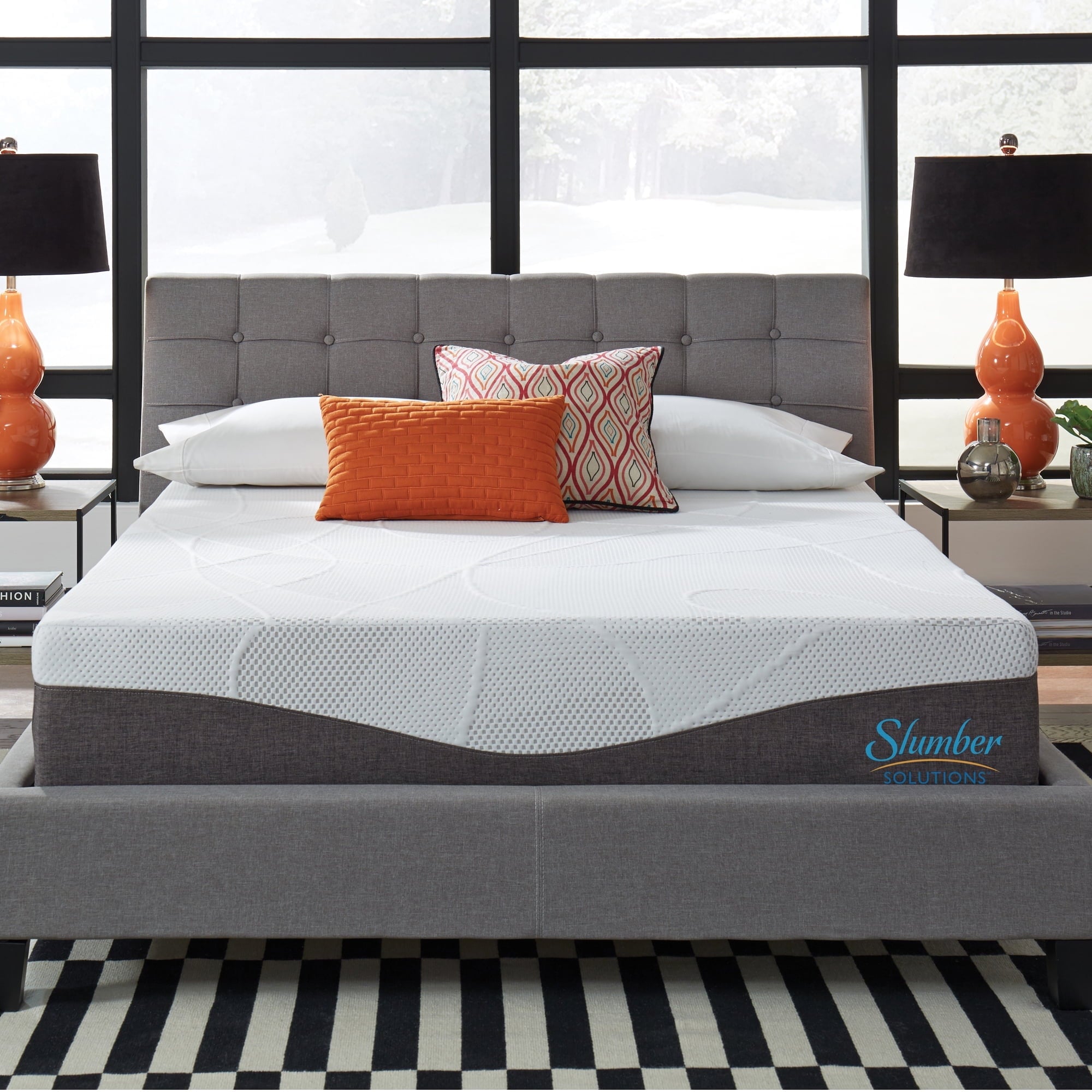 Slumber Solutions Renew 12 Customize Your Comfort Gel Foam Mattress-In-A-Box, Plush, Twin