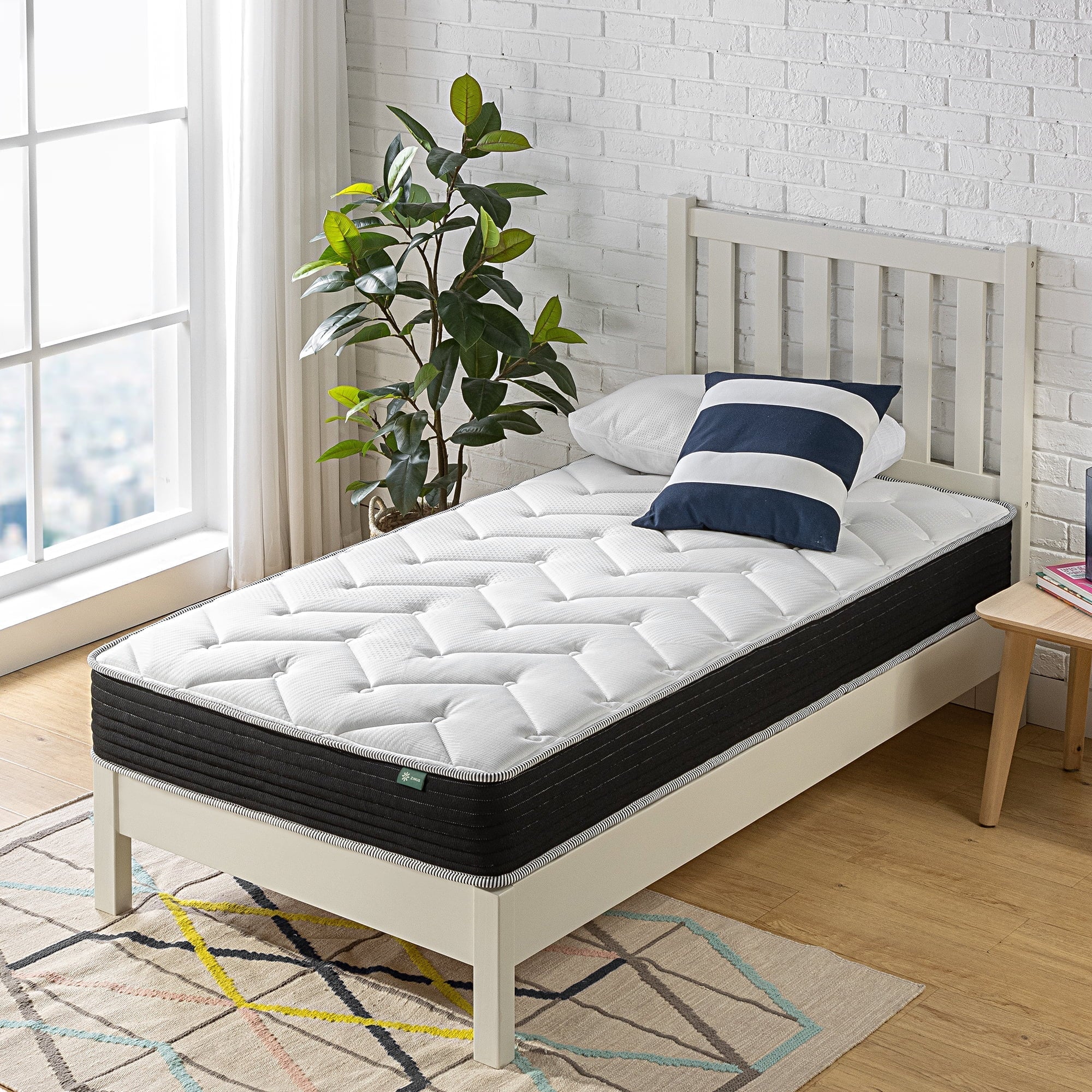 Spa Sensations By Zinus 8 Classic Pocket Spring Hybrid Mattress, Adult, Full
