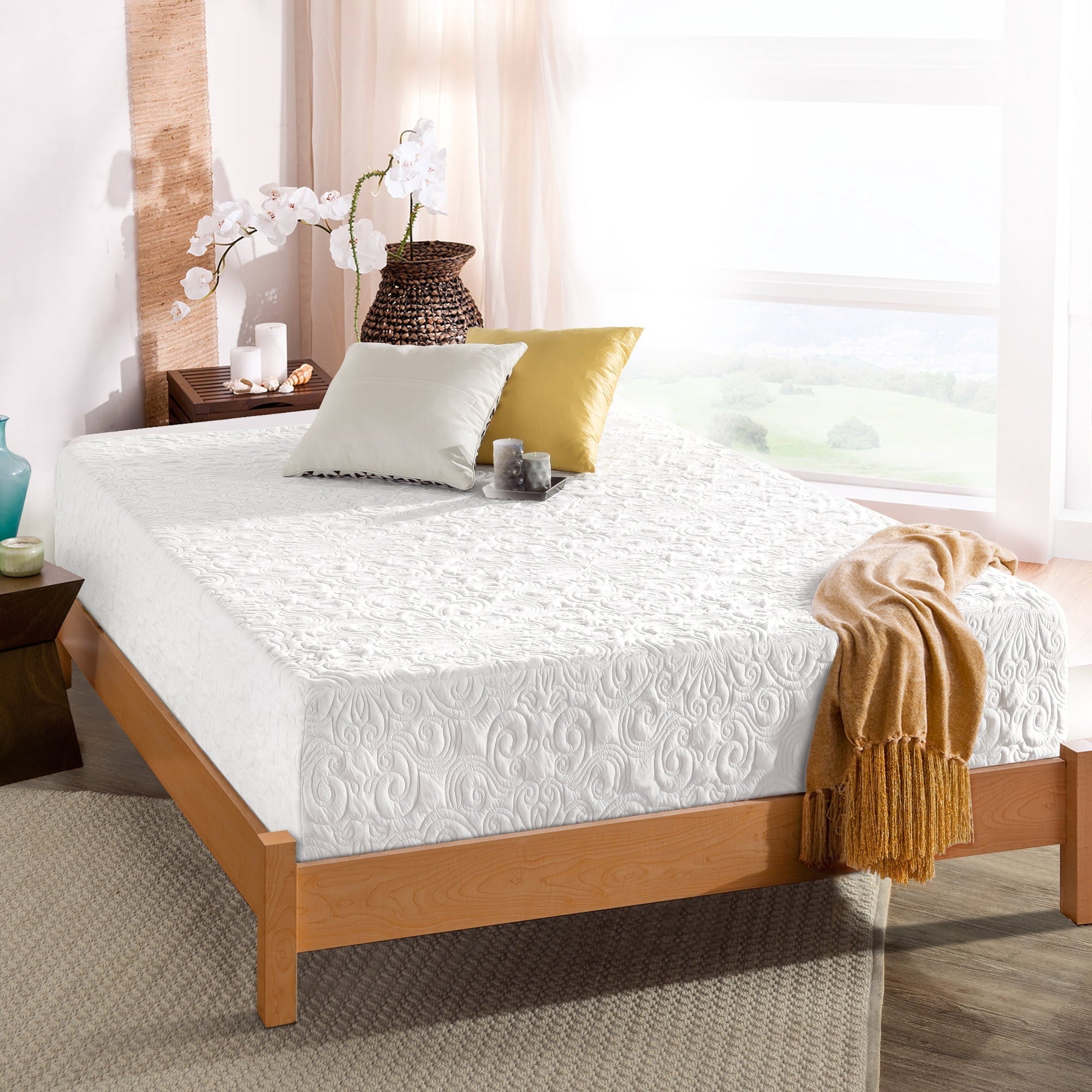 Spa Sensations by Zinus 12 Theratouch Memory Foam Mattress, King