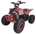 Supermach Upgraded 125cc ATV for Kids Youth ATV by Cheetah ATV 125 gas 4 wheeler with Reverse and BIG Tires - Red color