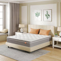 Sweetnight 12 inch Gel Memory Foam Hybrid Mattress with Medium Firm Pillow Top, King Mattresses