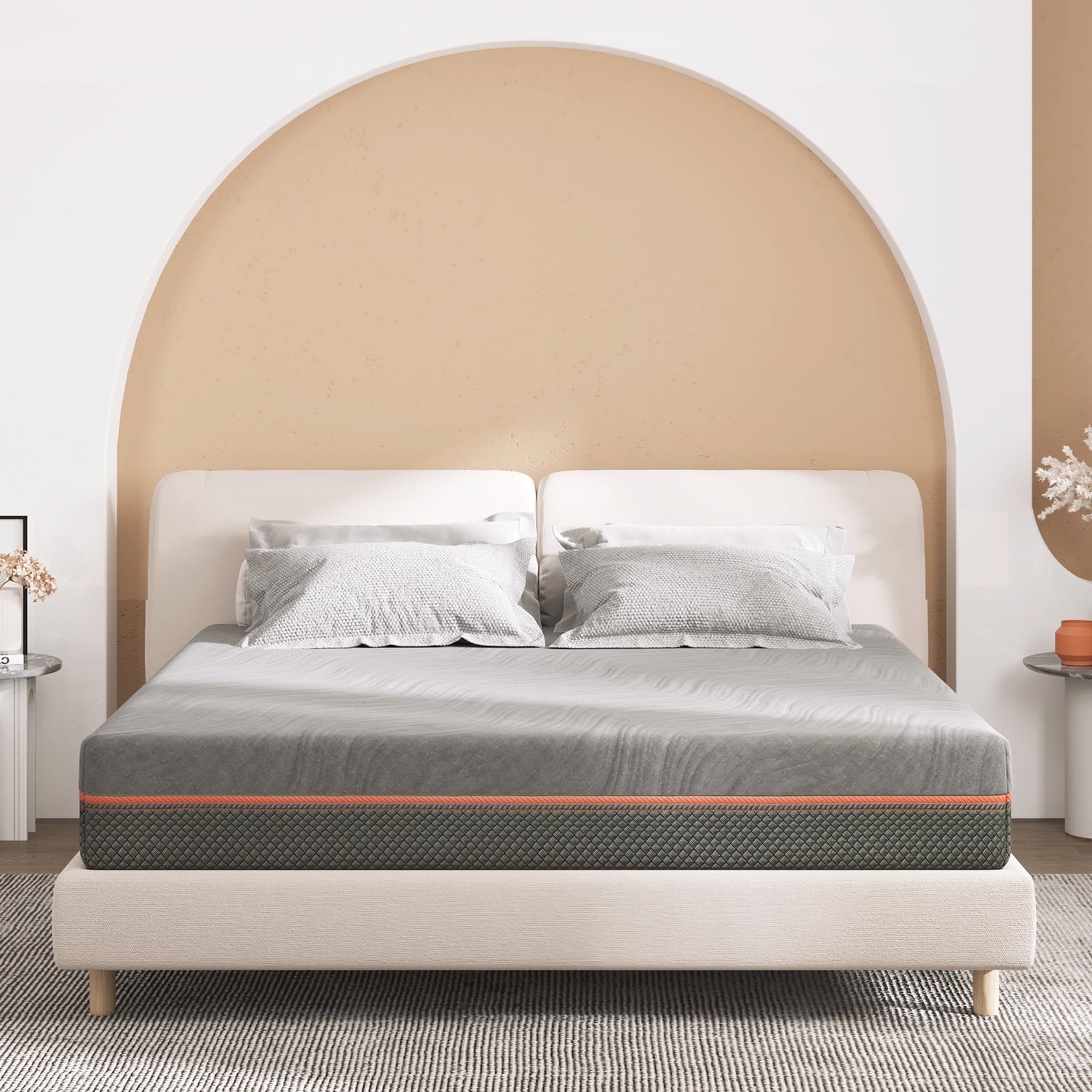 Sweetnight Dreamy 10 inch Adult Gel Memory Foam Mattress in Lens Box Queen Size