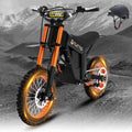 TUTTIO Soleil 01 High-Torque Electric Dirt Bike Adult Teen, 200N.m 21AH Electric Motorcycle, 14 12 Full suspension Dirt EBikes for Uphill and Off-Road