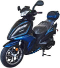 Tao Tao New Quantum 150 TITAN 150 Gas Scooter Fully Automatic Upgraded 150cc CVT transmission for Adults and youth - Sporty Blue