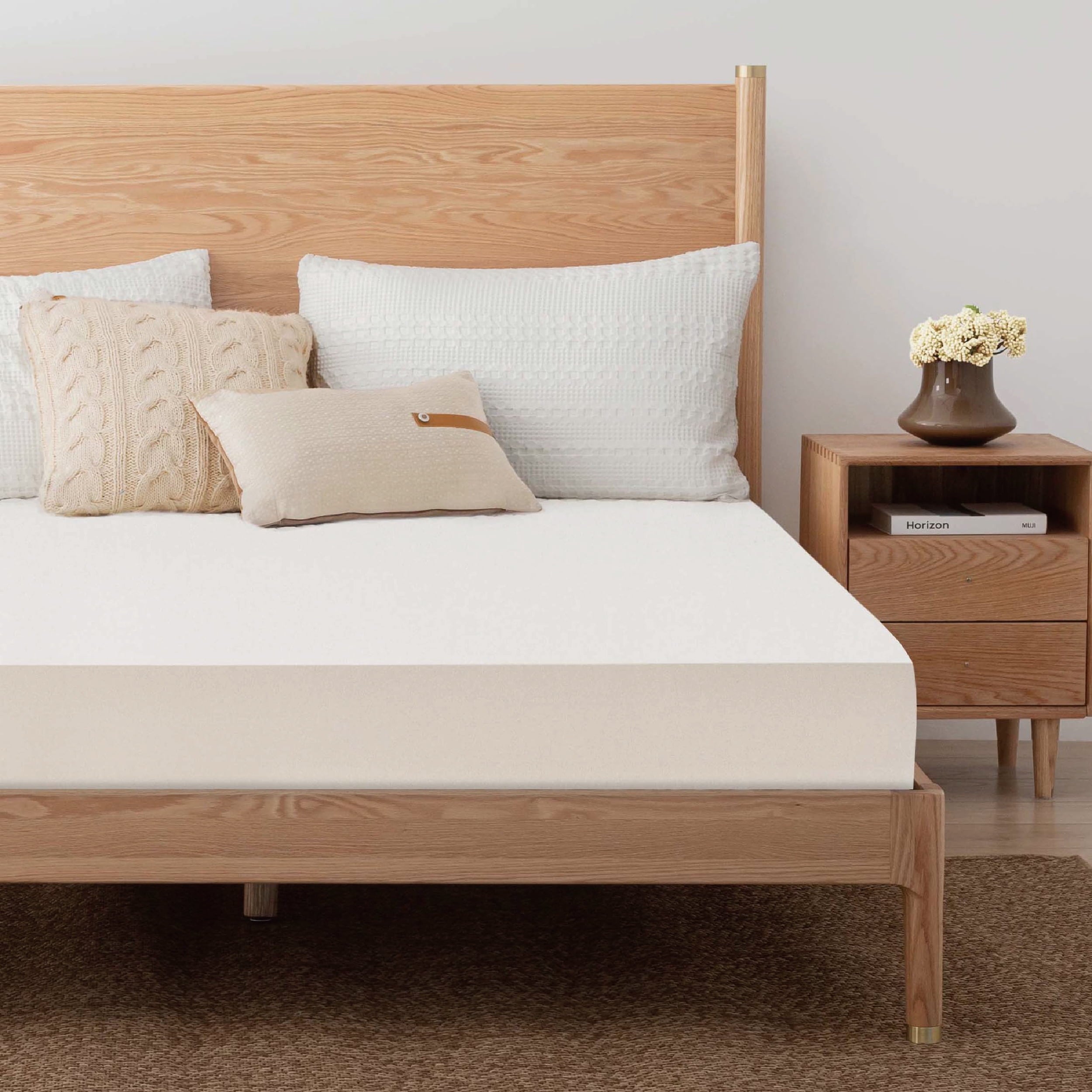 TechForma BPM 6in Queen Mattress, Cooling Gel Memory Foam Mattress in Lens Box, Medium