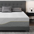 TechForma Lux Grey 14 Twin Memory Foam Mattress, Cooling Gel, Mattress in Lens Box, Medium