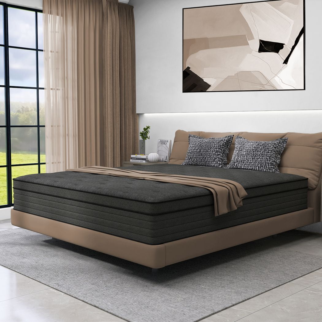 Twin Mattress, 14 Inch Memory Foam Mattress in Lens Box, Individual Pocket Spring Mattress with Motion Isolation and Pressure Relief, Medium Firm, CertiPUR-US