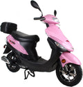 X-Pro Brand New 50cc Gas Moped Scooter, 10 Aluminum Wheels Electric/Kick Start! Large Headlights