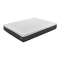 Yatas Bedding Dream Box 54 x 75 Pro Full Fabric Spring Mattress in White