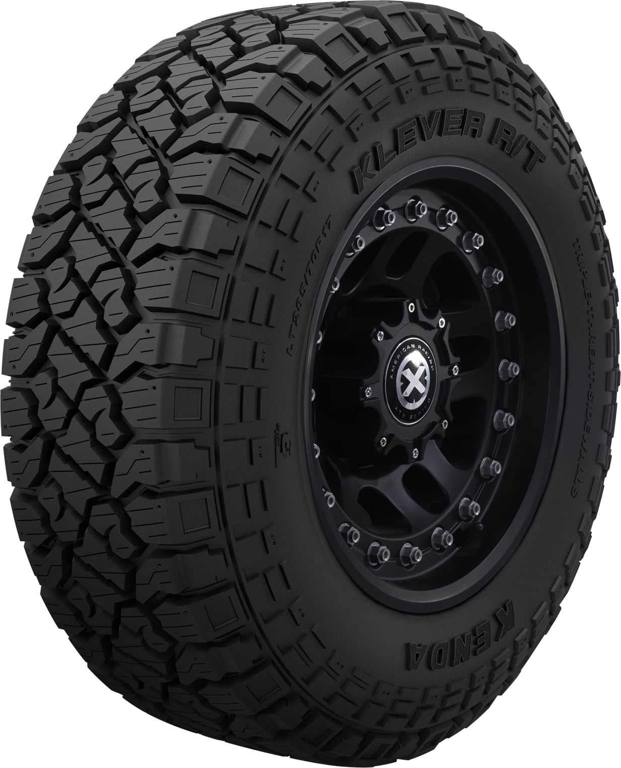 Kenda Klever R/T KR601 LT37X12.50R17 124R Pre-owned Tire