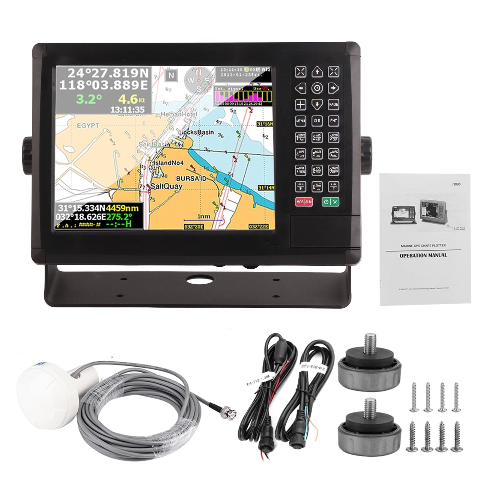 10.4in Marine GPS Navigator XF?1069B AIS Collision Avoidance Automatic Identification for XINUO