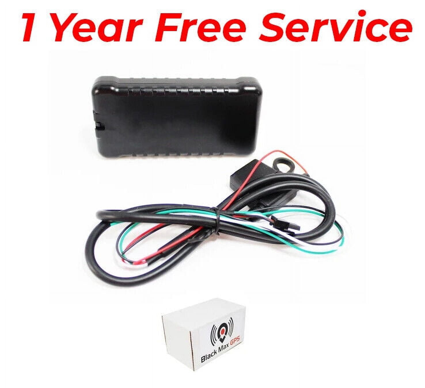 Black Max GPS Real-Time GPS Tracking w/ Theft Fence & Speeding alerts