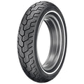 Dunlop Harley-Davidson D402 Back Motorcycle Tire MT90B-16 (74H) Slim White Wall for Harley-Davidson Road King FLHR/I 1999-2003