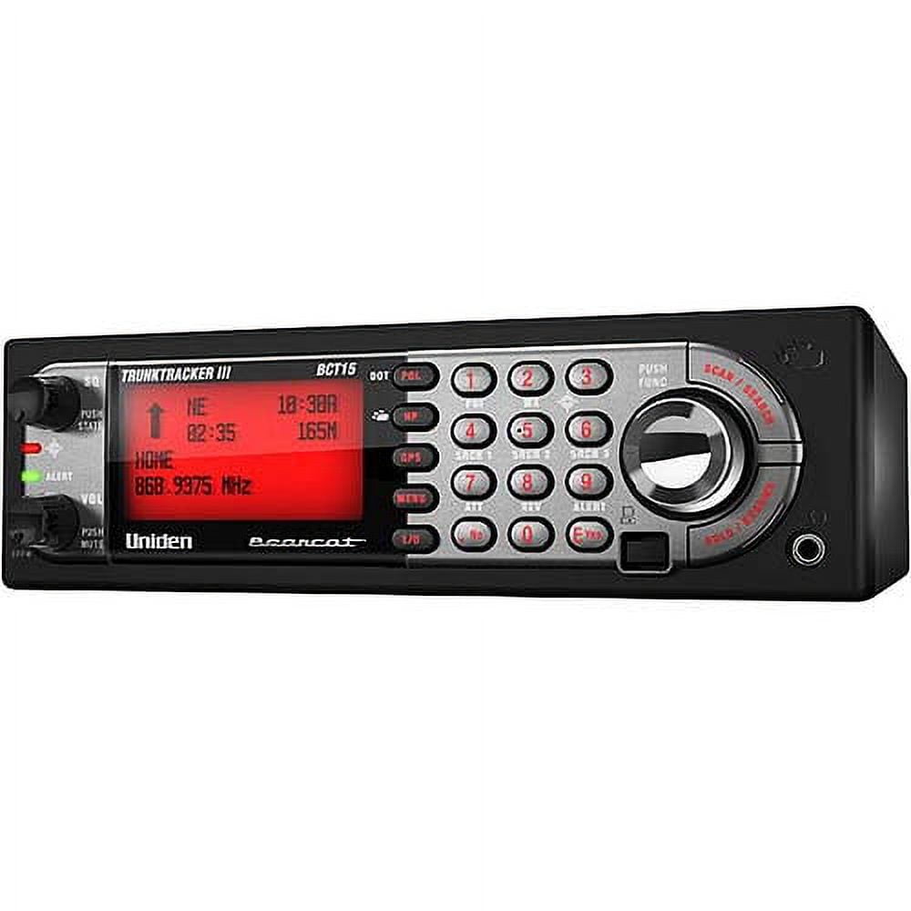UNIDEN BCT15X 9,000 CHANNEL GPS ENABLED PREPROGRAMMED SCANNER WITH TRUNK TRACKER III