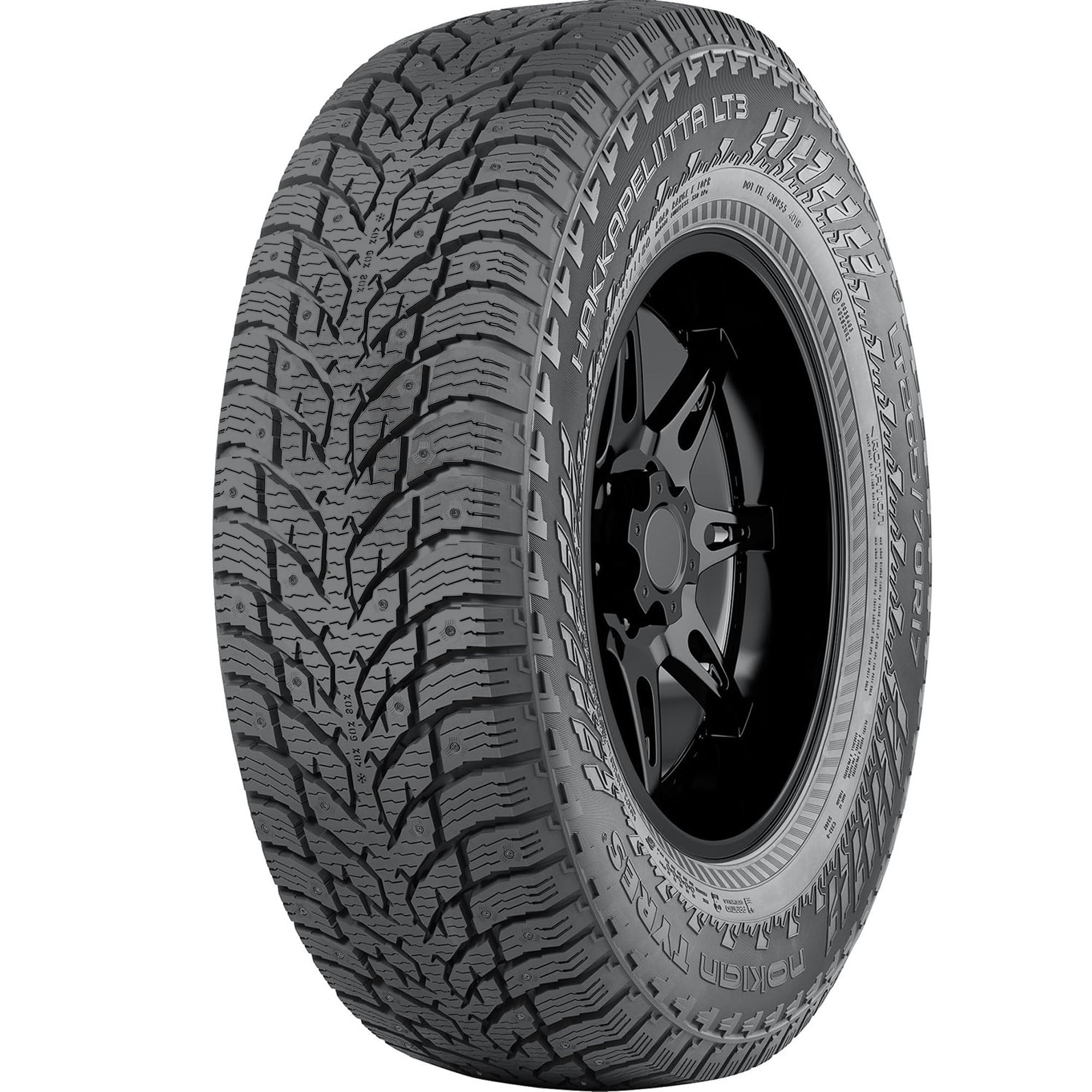 Nokian Hakkapeliitta LT 3 Studded Winter LT245/75R16 120/116Q Second-hand Light Truck Tire