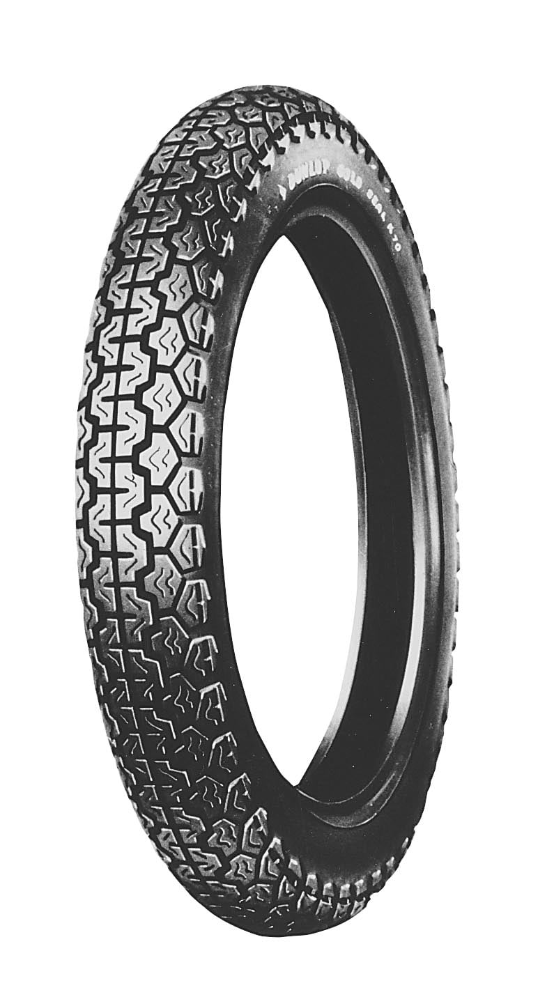 Dunlop Vintage K70 Tire 4.00S-18 - TT Behind 4202-45
