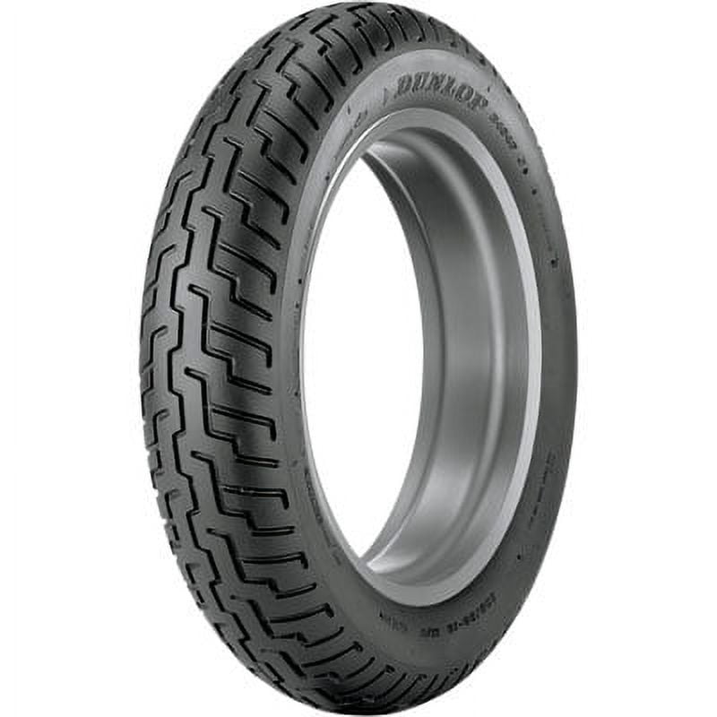 110/90-18 (61H) Dunlop D404 Front Motorcycle Tire Black Wall For Yamaha, Honda, Moto Guzzi