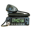 JOHNNY III USA 40-Channel 12-Volt/24-Volt Lens Weatherband CB Radio MU653 & IOWA Radial Whip CB Antenna