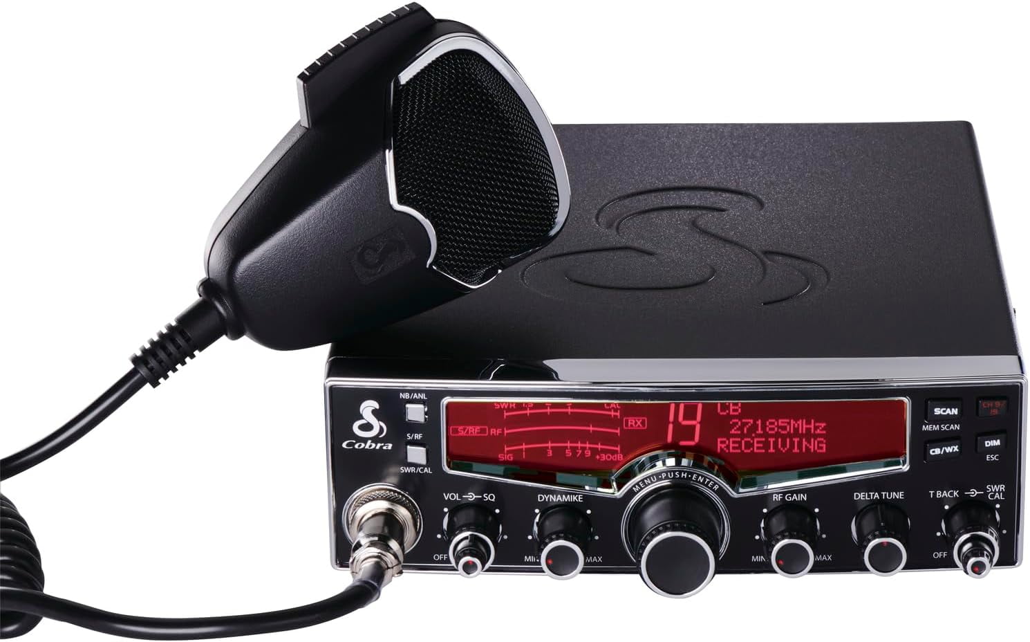 Cobra 29 LX Professional CB Radio with 4-Color Selectable LCD Display, NOAA Weather & Emergency Alerts (New)