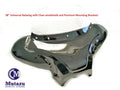 38 Universal Motorcycle Cruiser Batwing Fairing w/ Clear windshield & hardware