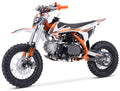 Orange - Trailmaster TM22 125cc Dirt Bike, Kick Start Manual Clutch