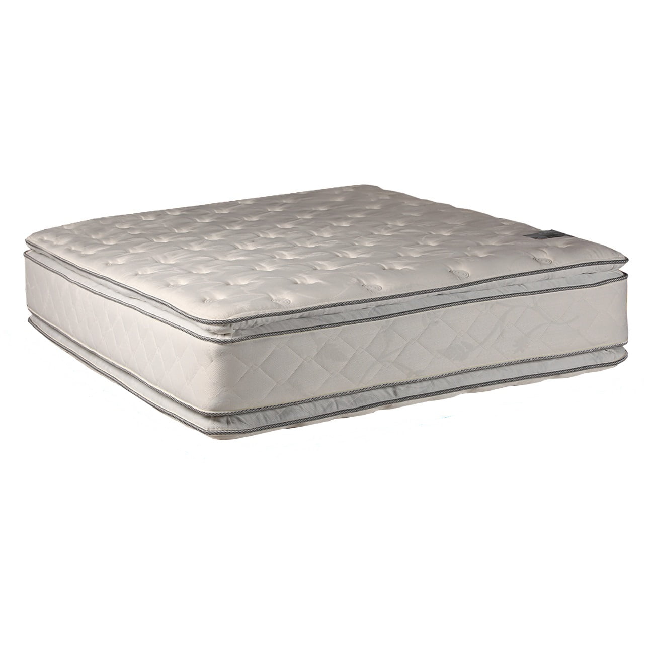 DS USA Serenity PillowTop Medium Soft 2-Sided Mattress Only with Mattress Cover Protector - Sleep System with Enhanced Cushion Support, Fully Assembled, Longlasting (Full 54 x75 x12 )