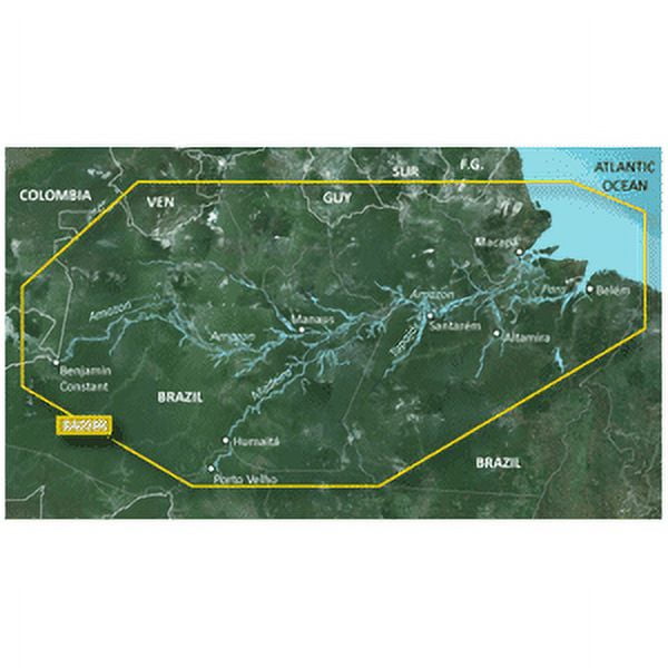 Garmin BlueChart? g3 HD - HXSA009R - Amazon River - microSD?/SD?