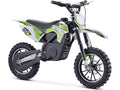 MotoTec 24V 500w Gazella Electric Dirt Bike, Green