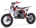 Red - Trailmaster TM22 125cc Dirt Bike, Kick Start Manual Clutch