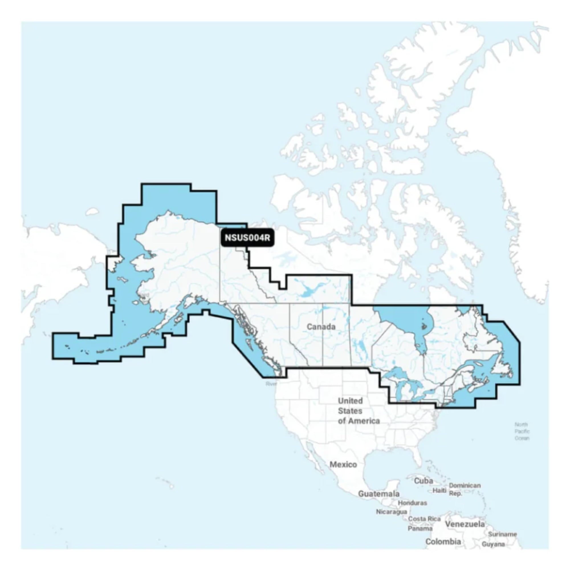Garmin New OEM Canada, Alaska, & Great Lakes - Lakes, Rivers and Coastal Marine Charts, 010-C1288-20