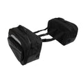 Unique Bargains 1 Pair Motorcycle Saddlebag Luggage Bag Adjustable Buckles Faux Leather