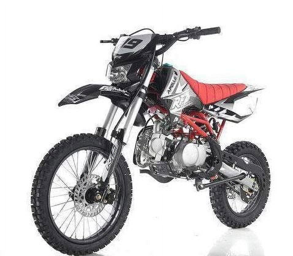 Apollo DB X19 Dirt Bike 125cc gas dirtbike with Headlights Pitbike for youth adults and kids - Choose your color