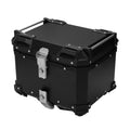 45L Motorcycle Behind Trunk Aluminum Alloy Luggage Casees Quick Release Motorbike Tail Storage Box Waterproof with 2 Keys