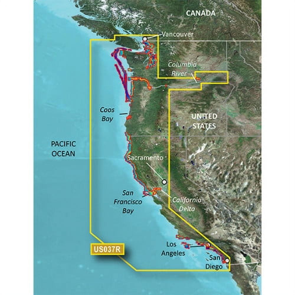 Garmin Bluechart g2 Vision - VUS037R (microSD/SD Card) Garmin Bluechart g2