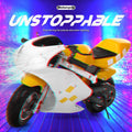 Leadrop 49cc 2 Stroke Pocket Bike, Mini Motorcycle for Kids, Gas Pocket Motorbike with Strong Dual Brake, Racing Max Speed 20Mph, Dual Headlights