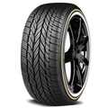 1 Vogue Custom Built Radial VIII 215/50R17 95V XL White/Gold Sidewall Tires 0.2206.600 / 215/50/17 / 2155017 Fits: 2012-18 Ford Focus Titanium, 2016-18 Honda Civic EX-T