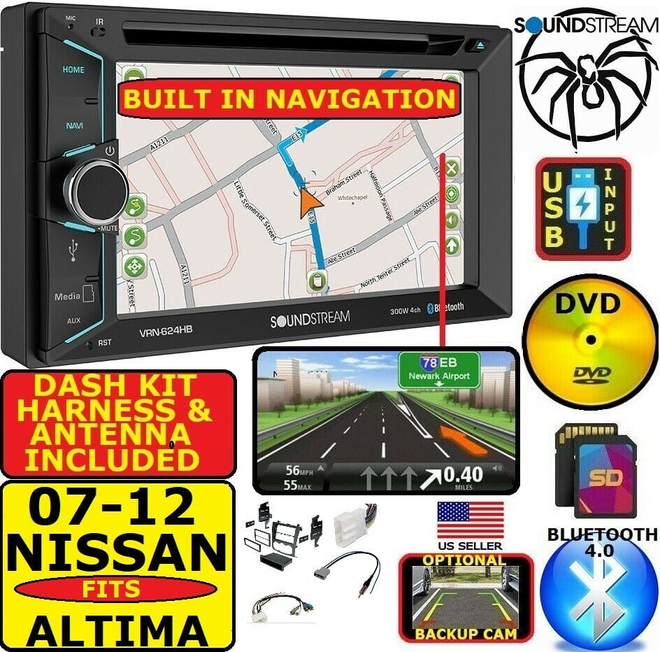 07 08 09 10 11 12 GPS NAVIGATION DVD BLUETOOTH Automobile Stereo Radio